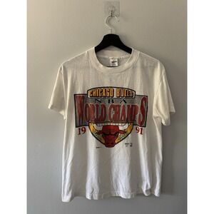 1991 NBA World champions Chicago Bulls T shirt Medium